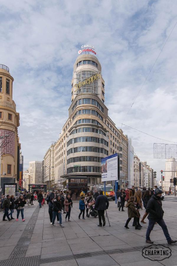 דירות מדריד Charming Gran Via Center מראה חיצוני תמונה